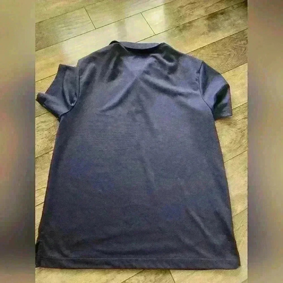 PGA TOUR Golf mens Blue Striped large polo short sleeve top - Picture 4 of 13